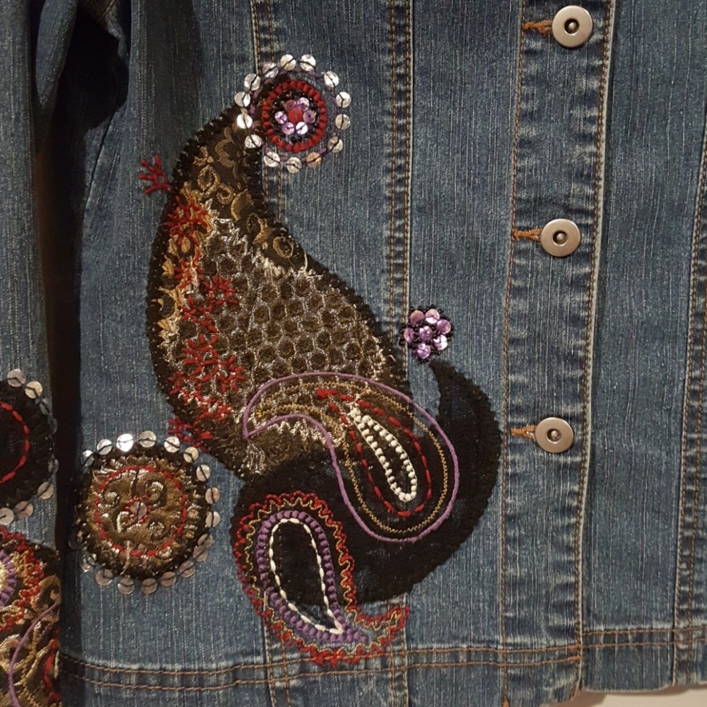 Ladies Ruby Rd  jean jacket - Picture 2 of 5